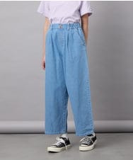 KJLFC39044 a.v.v KIDS(アー・ヴェ・ヴェ) 【接触冷感/ジメジメ対策】[160]タックワイドパンツ ライトブルー