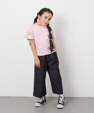 KJLFC39044 a.v.v KIDS(アー・ヴェ・ヴェ) 【接触冷感/ジメジメ対策】[160]タックワイドパンツ ライトブルー