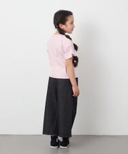 KJLFC39044 a.v.v KIDS(アー・ヴェ・ヴェ) 【接触冷感/ジメジメ対策】[160]タックワイドパンツ ライトブルー