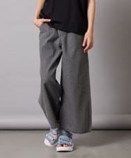 KJLFC39044 a.v.v KIDS(アー・ヴェ・ヴェ) 【接触冷感/ジメジメ対策】[160]タックワイドパンツ ライトブルー