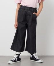 KJLFC39044 a.v.v KIDS(アー・ヴェ・ヴェ) 【接触冷感/ジメジメ対策】[160]タックワイドパンツ ブラック