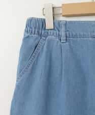 KJLFC39044 a.v.v KIDS(アー・ヴェ・ヴェ) 【接触冷感/ジメジメ対策】[160]タックワイドパンツ ライトブルー