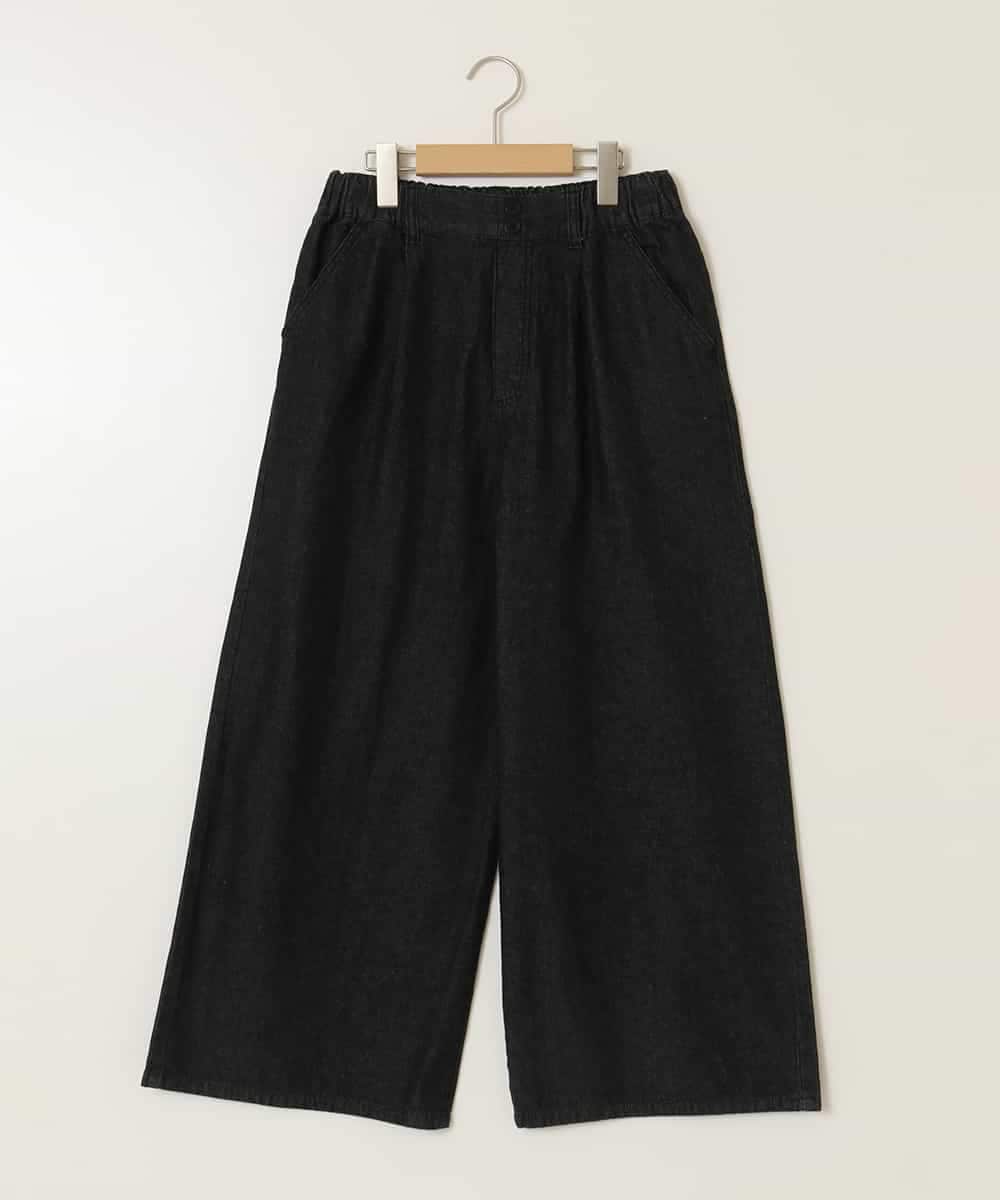 KJLFC39044 a.v.v KIDS(アー・ヴェ・ヴェ) 【接触冷感/ジメジメ対策】[160]タックワイドパンツ ブラック