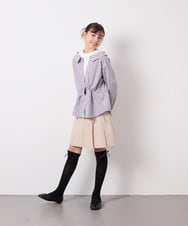 KJLFD40034 a.v.v KIDS(アー・ヴェ・ヴェ) [120-160]ギャザープリーツスカパン ベージュ