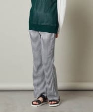 KJLFS40029 a.v.v KIDS(アー・ヴェ・ヴェ) [120-130]チェックフレアパンツ グリーン