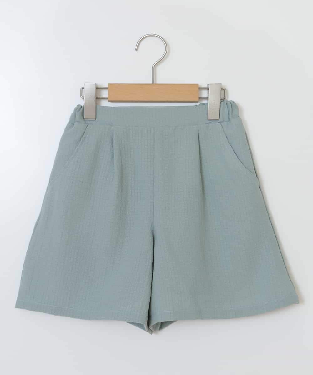 KJLFS42029 a.v.v KIDS(アー・ヴェ・ヴェ) [100-130]タックショートパンツ グリーン