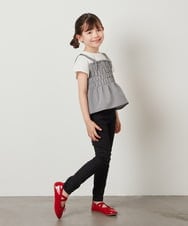 KJLFV36024 a.v.v KIDS(アー・ヴェ・ヴェ) [100-130]ストレッチスキニーパンツ ピンク