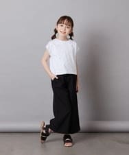 KJLFV41029 a.v.v KIDS(アー・ヴェ・ヴェ) [100-130]【接触冷感/速乾】ワイドパンツ ブラック