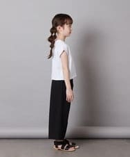 KJLFV41029 a.v.v KIDS(アー・ヴェ・ヴェ) [100-130]【接触冷感/速乾】ワイドパンツ ブラック