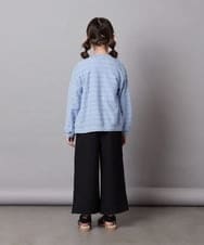 KJLFV41029 a.v.v KIDS(アー・ヴェ・ヴェ) [100-130]【接触冷感/速乾】ワイドパンツ ブラック