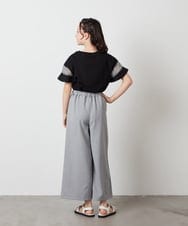 KJLFV41029 a.v.v KIDS(アー・ヴェ・ヴェ) [100-130]【接触冷感/速乾】ワイドパンツ ブラック