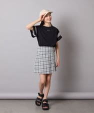 KJLGA01034 a.v.v KIDS(アー・ヴェ・ヴェ) [110-130]【接触冷感/ジメジメ対策】サイドベルトキュロット ラベンダー