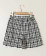 KJLGA01034 a.v.v KIDS(アー・ヴェ・ヴェ) [110-130]【接触冷感/ジメジメ対策】サイドベルトキュロット ブラック