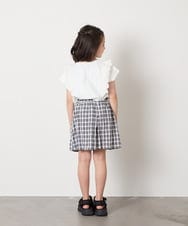 KJLGA17039 a.v.v KIDS(アー・ヴェ・ヴェ) [100-160]【セットアップ可能】ぽこぽこタックショートパンツ ブラック