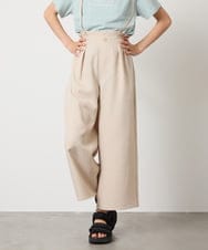 KJLGB21044 a.v.v KIDS(アー・ヴェ・ヴェ) [140-150]サス付きワイドパンツ ベージュ