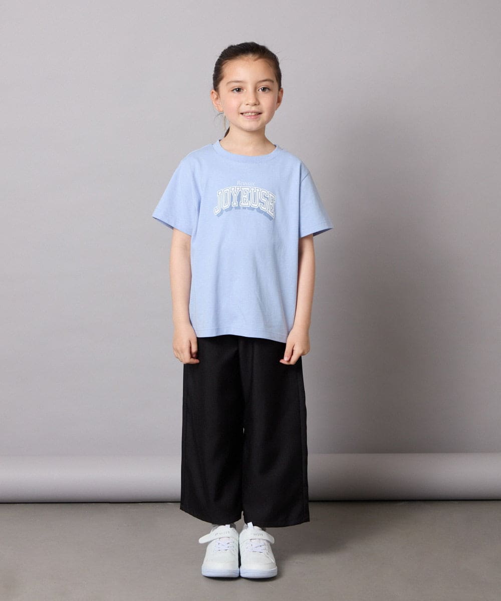 KJLGB21044 a.v.v KIDS(アー・ヴェ・ヴェ) [140-150]サス付きワイドパンツ ベージュ