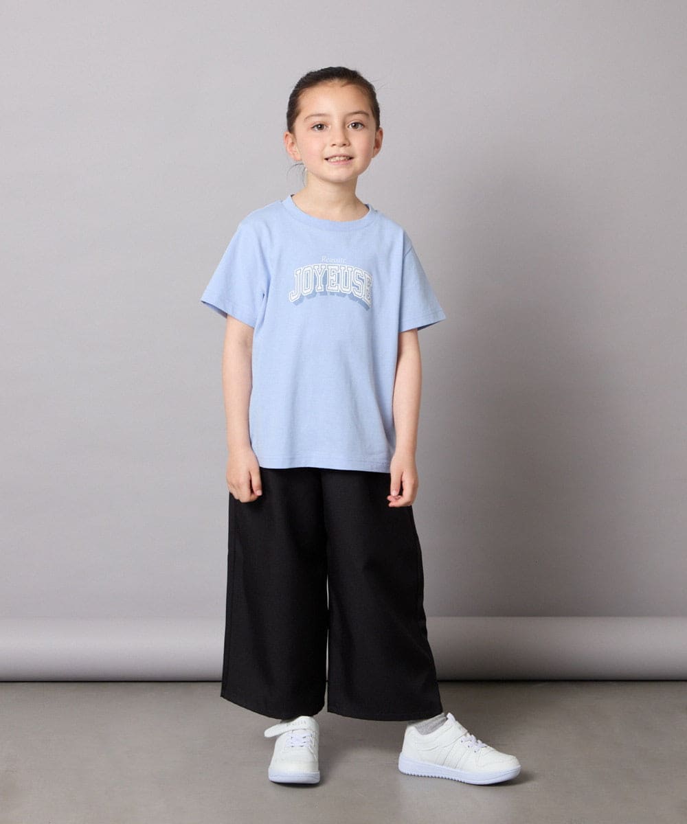KJLGB21044 a.v.v KIDS(アー・ヴェ・ヴェ) [140-150]サス付きワイドパンツ ベージュ