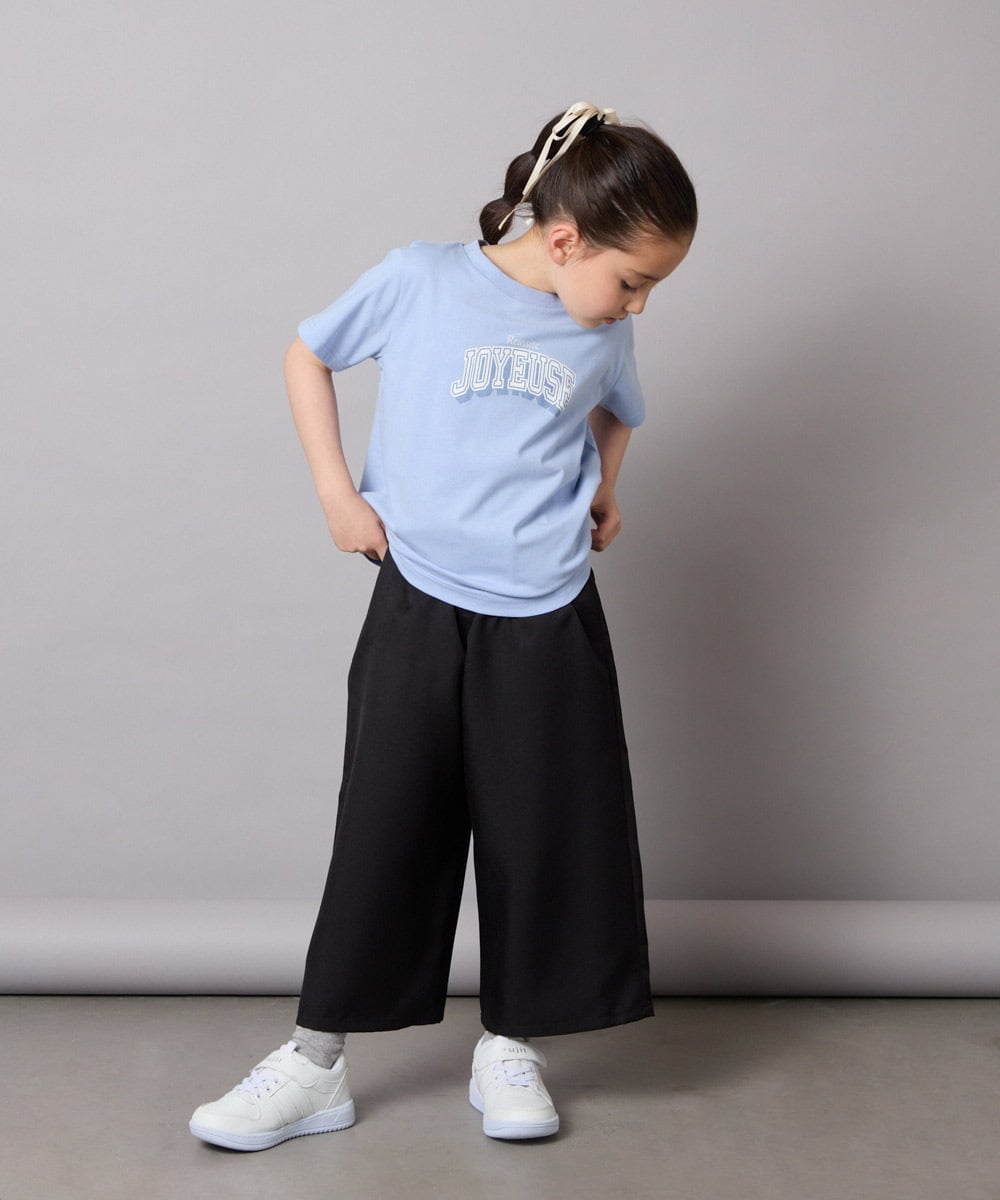 KJLGB21044 a.v.v KIDS(アー・ヴェ・ヴェ) [140-150]サス付きワイドパンツ ベージュ
