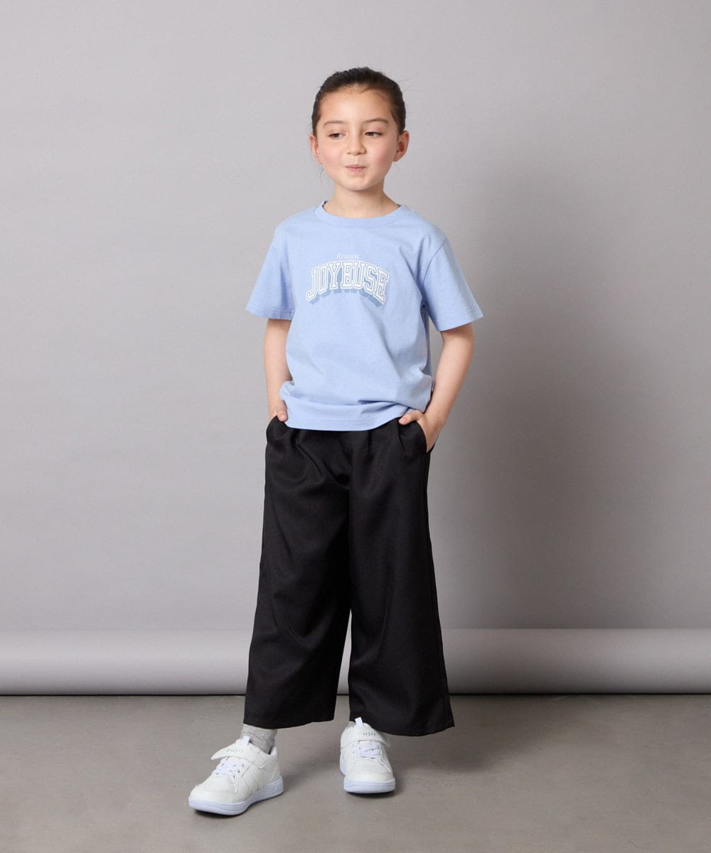 KJLGB21044 a.v.v KIDS(アー・ヴェ・ヴェ) [140-150]サス付きワイドパンツ ベージュ
