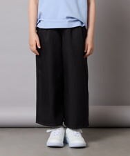 KJLGB21044 a.v.v KIDS(アー・ヴェ・ヴェ) [140-150]サス付きワイドパンツ ブラック