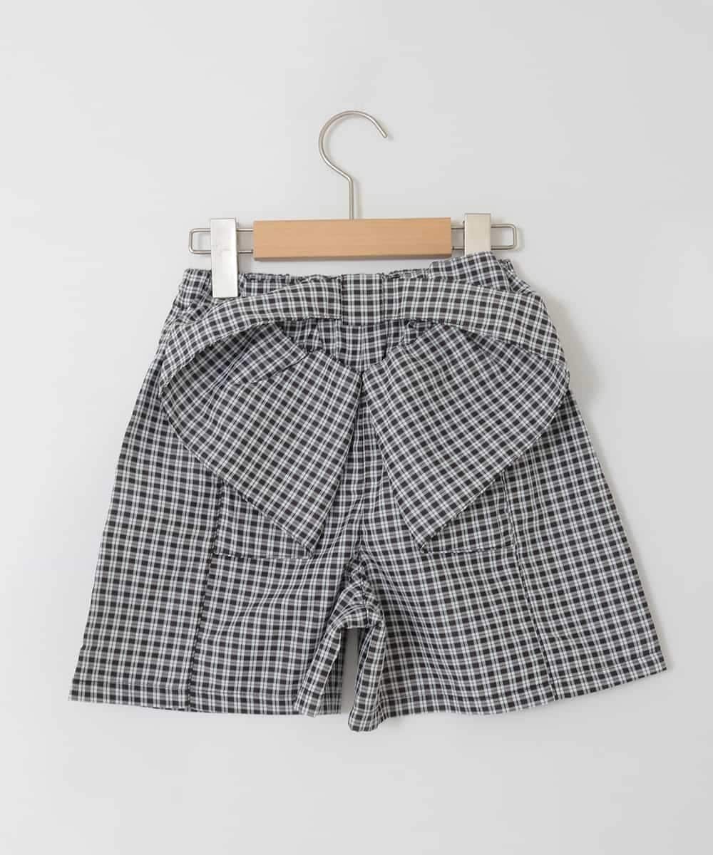 KJLGD55039 a.v.v KIDS(アー・ヴェ・ヴェ) [110-130]バックリボンショートパンツ ブラック