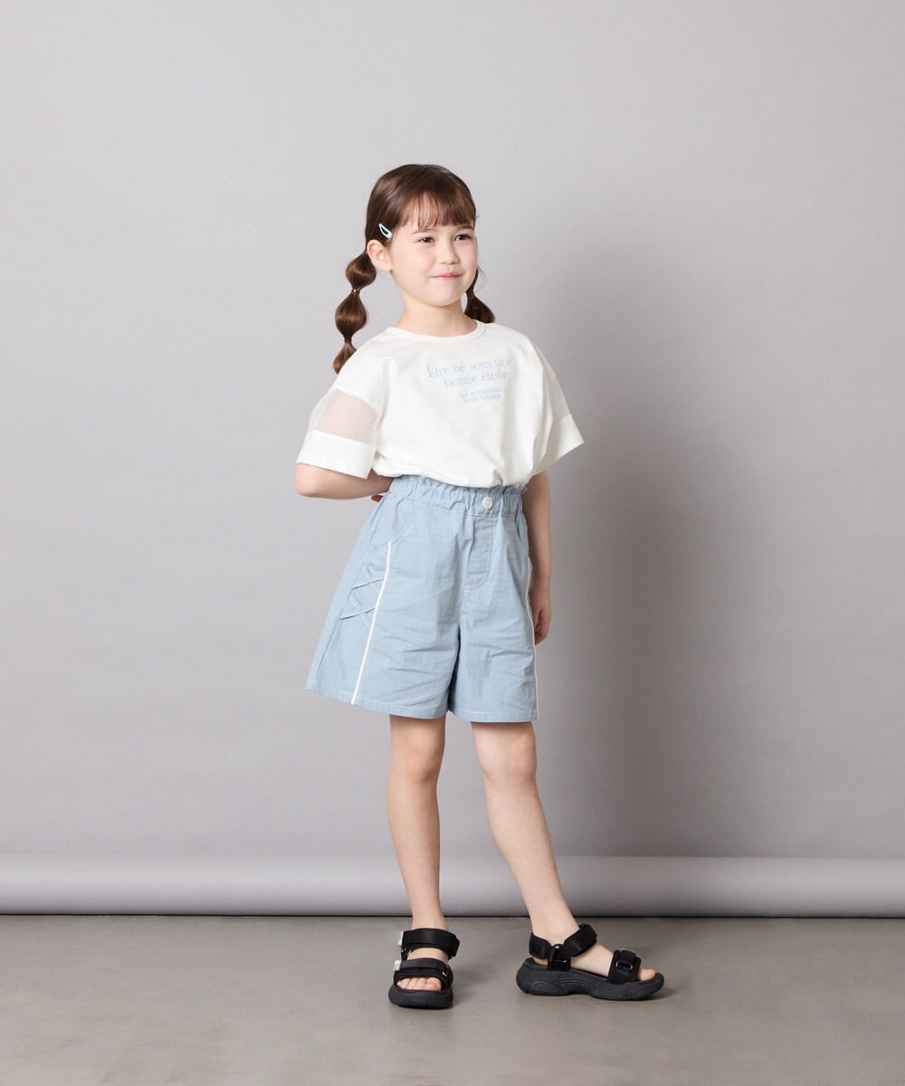 KJLGD60034 a.v.v KIDS(アー・ヴェ・ヴェ) [120-160]【速乾/冷感】水陸両用アクティブハーフパンツ ライトブルー