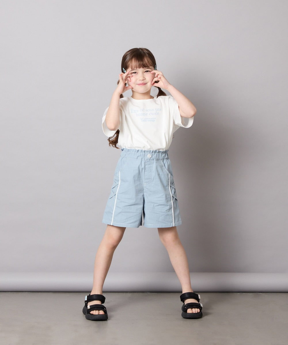 KJLGD60034 a.v.v KIDS(アー・ヴェ・ヴェ) [120-160]【速乾/冷感】水陸両用アクティブハーフパンツ ライトブルー