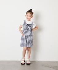 KJLGD68039 a.v.v KIDS(アー・ヴェ・ヴェ) [120-160]【セットアップ可能】タックショートパンツ ネイビー