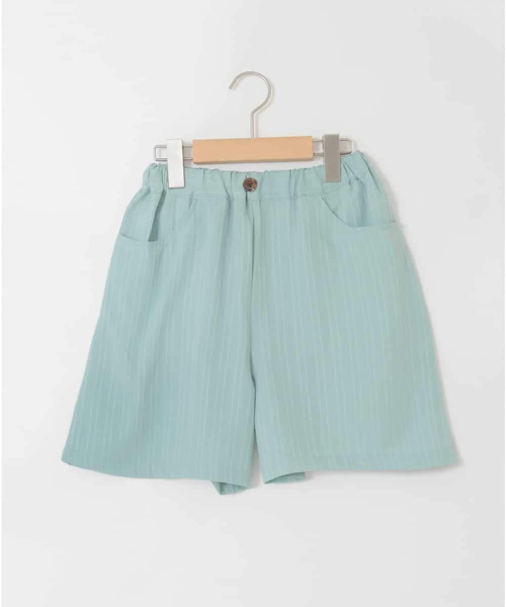 KJLGD68039 a.v.v KIDS(アー・ヴェ・ヴェ) [120-160]【セットアップ可能】タックショートパンツ グリーン