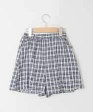 KJLGD68039 a.v.v KIDS(アー・ヴェ・ヴェ) [120-160]【セットアップ可能】タックショートパンツ ネイビー