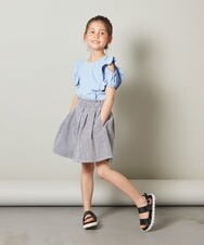 KJLGS03029 a.v.v KIDS(アー・ヴェ・ヴェ) [100-130]タックキュロット ギンガムチェック