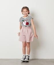 KJLGS04024 a.v.v KIDS(アー・ヴェ・ヴェ) [100-130]タックショートパンツ ピンク