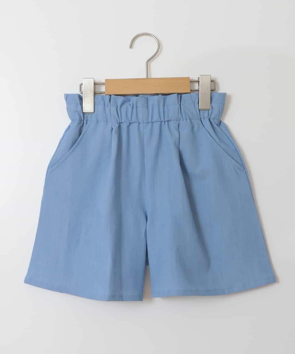 KJLGS04024 a.v.v KIDS(アー・ヴェ・ヴェ) [100-130]タックショートパンツ ブルー