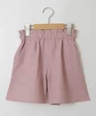 KJLGT04029 a.v.v KIDS(アー・ヴェ・ヴェ) [140-150]タックショートパンツ ピンク