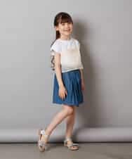 KJLGV01029 a.v.v KIDS(アー・ヴェ・ヴェ) [100-130]【ウエストゴム】アソートキュロット ラベンダー