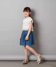KJLGV01029 a.v.v KIDS(アー・ヴェ・ヴェ) [100-130]【ウエストゴム】アソートキュロット ラベンダー