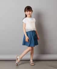 KJLGV01029 a.v.v KIDS(アー・ヴェ・ヴェ) [100-130]【ウエストゴム】アソートキュロット ラベンダー