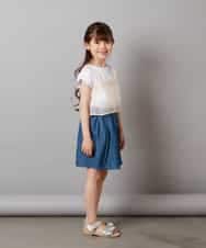 KJLGV01029 a.v.v KIDS(アー・ヴェ・ヴェ) [100-130]【ウエストゴム】アソートキュロット ラベンダー