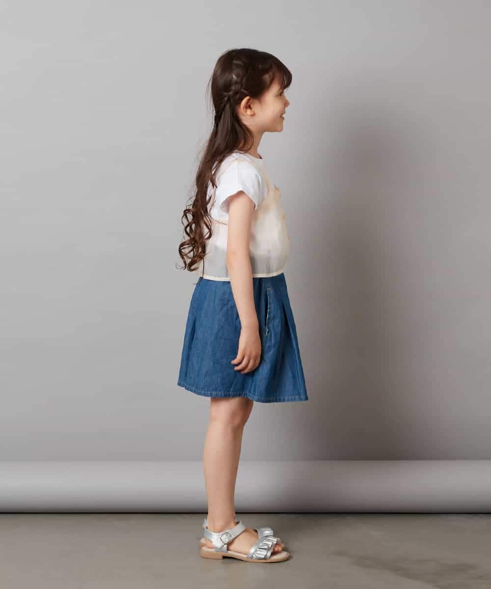 KJLGV01029 a.v.v KIDS(アー・ヴェ・ヴェ) [100-130]【ウエストゴム】アソートキュロット ラベンダー