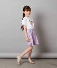KJLGV01029 a.v.v KIDS(アー・ヴェ・ヴェ) [100-130]【ウエストゴム】アソートキュロット ラベンダー