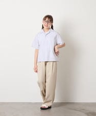 KJLHD90049 a.v.v KIDS(アー・ヴェ・ヴェ) [140-150]【男女兼用】タックワイドバギーパンツ ベージュ