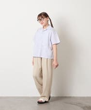 KJLHD90049 a.v.v KIDS(アー・ヴェ・ヴェ) [140-150]【男女兼用】タックワイドバギーパンツ ベージュ