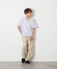 KJLHD90049 a.v.v KIDS(アー・ヴェ・ヴェ) [140-150]【男女兼用】タックワイドバギーパンツ ベージュ