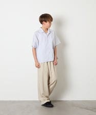 KJLHD90049 a.v.v KIDS(アー・ヴェ・ヴェ) [140-150]【男女兼用】タックワイドバギーパンツ ベージュ