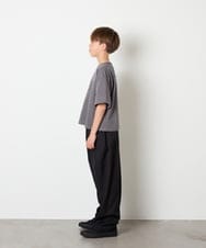 KJLHD90049 a.v.v KIDS(アー・ヴェ・ヴェ) [140-150]【男女兼用】タックワイドバギーパンツ ブラック