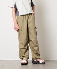 KJLHD91049 a.v.v KIDS(アー・ヴェ・ヴェ) [140-150]【男女兼用】パラシュートカーゴパンツ カーキ