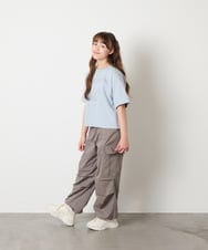 KJLHD91049 a.v.v KIDS(アー・ヴェ・ヴェ) [140-150]【男女兼用】パラシュートカーゴパンツ ダークグレー