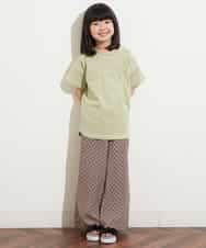 KJLHM07029 a.v.v KIDS(アー・ヴェ・ヴェ) [110-130]キカプリントパンツ ピンク