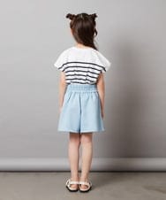 KJLHV21029 a.v.v KIDS(アー・ヴェ・ヴェ) [100-130]フロントジップショートパンツ ライトブルー