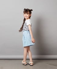 KJLHV21029 a.v.v KIDS(アー・ヴェ・ヴェ) [100-130]フロントジップショートパンツ ライトブルー